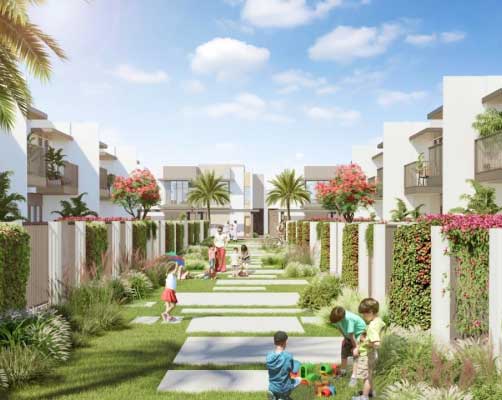 3 & 4 BR. Lush Green Townhouses Banner